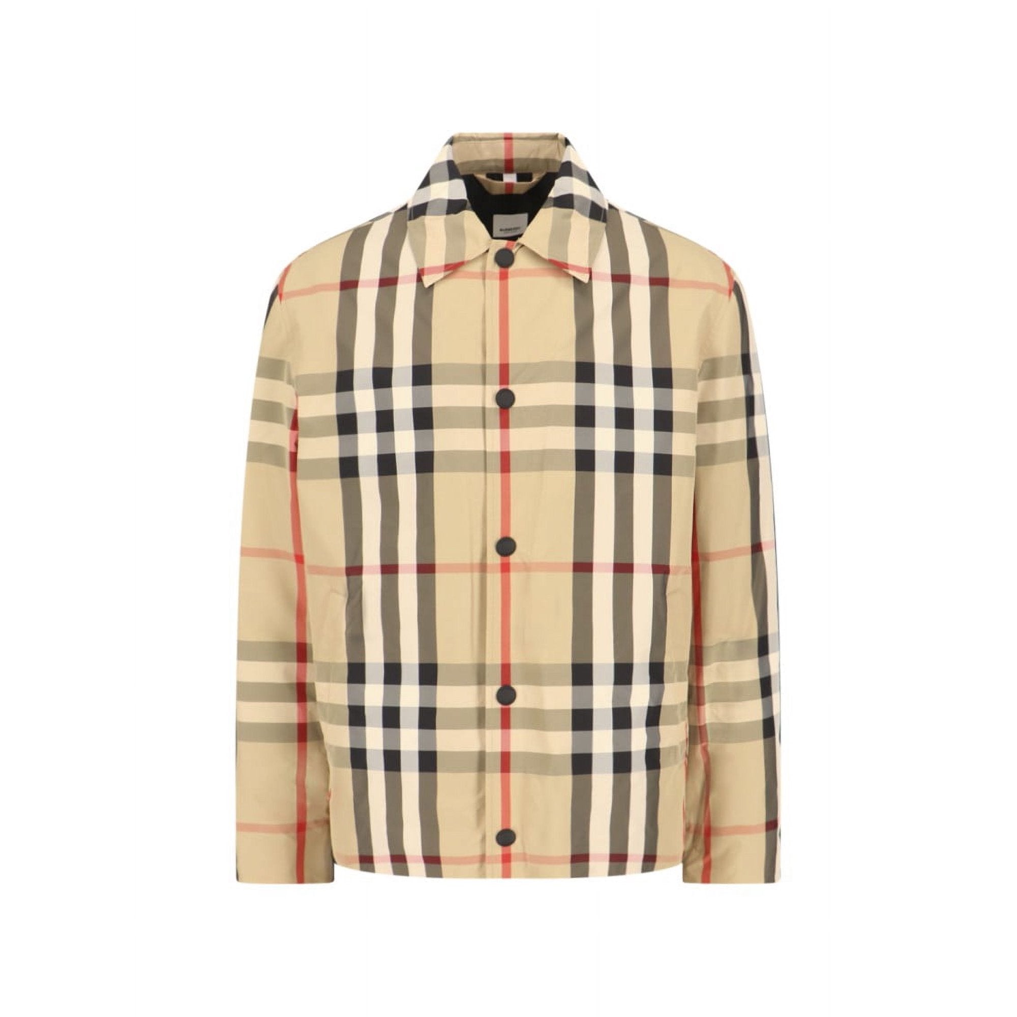 Burberry Check Shirt Jacket – Beige (Men's)