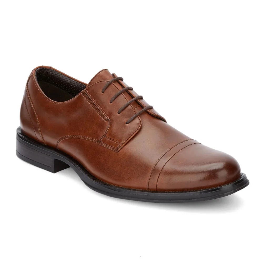 Dockers Mens Garfield Dress Cap Toe Oxford Shoe - Wide Widths Available